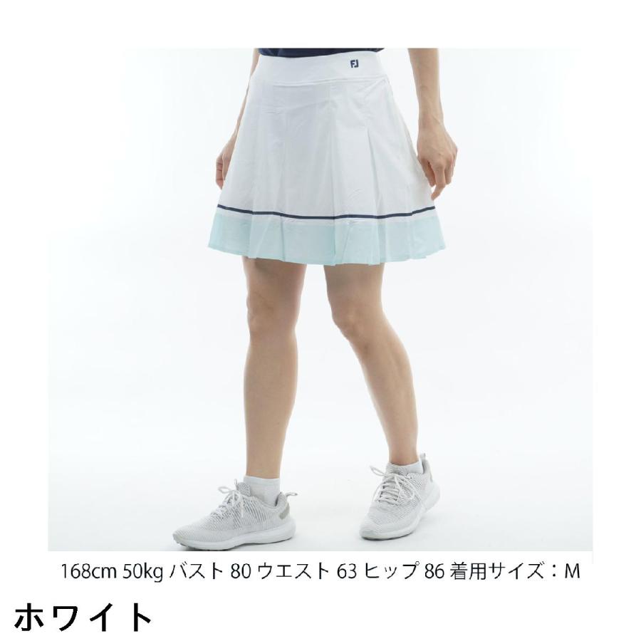 フットジョイ Foot Joy カラーブロック LtWt ストレッチプリーツスカート レディス_2