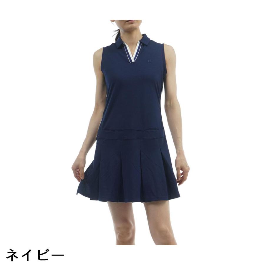 FootJoy フットジョイ セットアップ ゴルフ ゴルフウェア ワンピース FootJoy（フットジョイ） 鹿の子ストレッチ オープンプラケット
