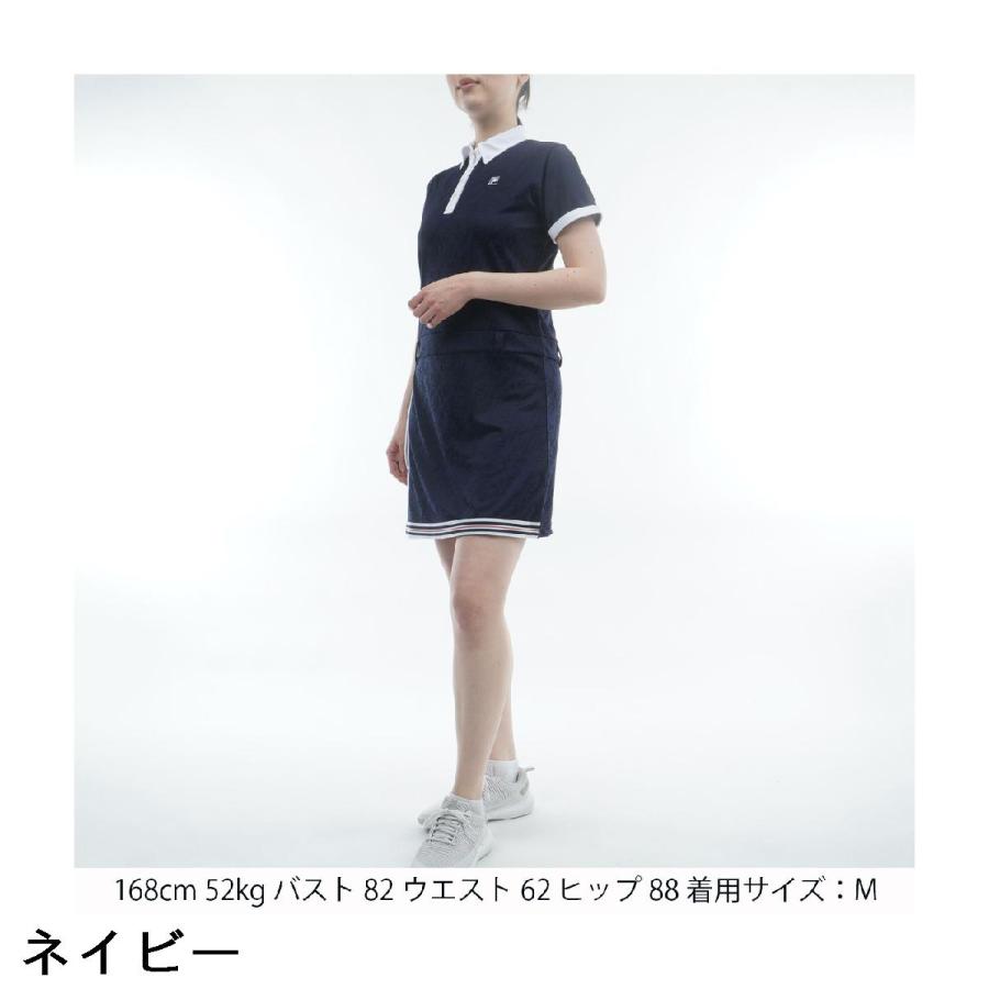 フィラ FILA 巻きスカート風ワンピース レディス_12