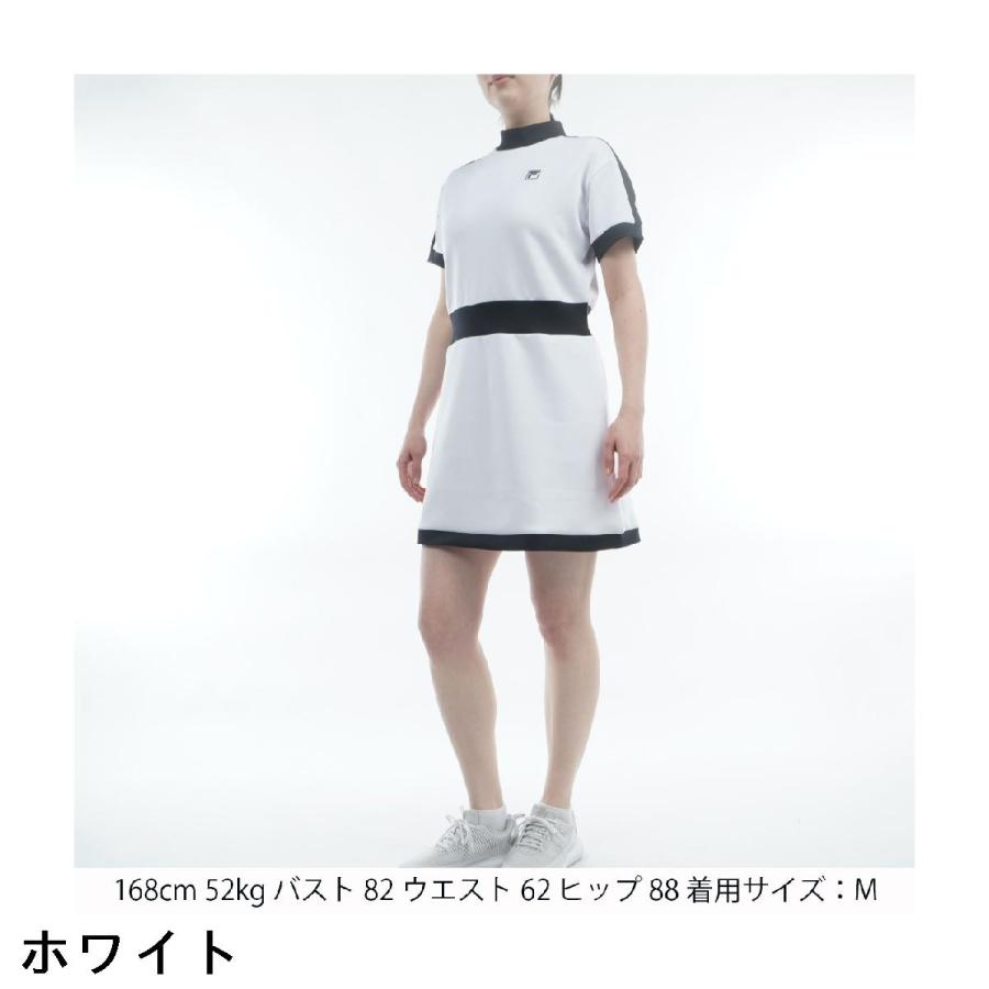 フィラ FILA モックネック ロゴ ドルマンスリーブワンピース レディス_16
