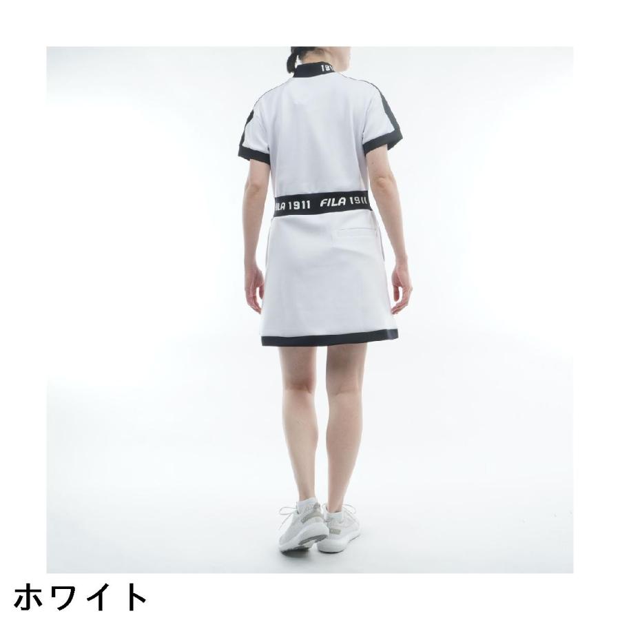 フィラ FILA モックネック ロゴ ドルマンスリーブワンピース レディス_17