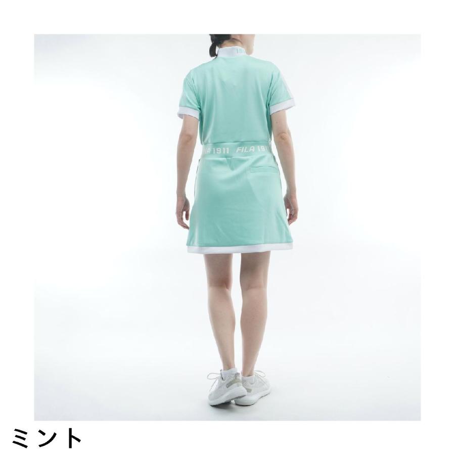 フィラ FILA モックネック ロゴ ドルマンスリーブワンピース レディス_8