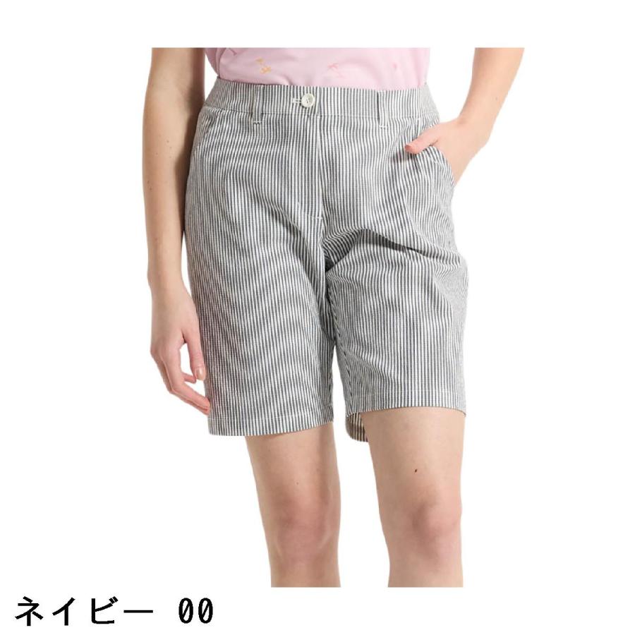 マンシングウェア Munsingwear ストレッチ シアサッカーハーフパンツ レディスの画像