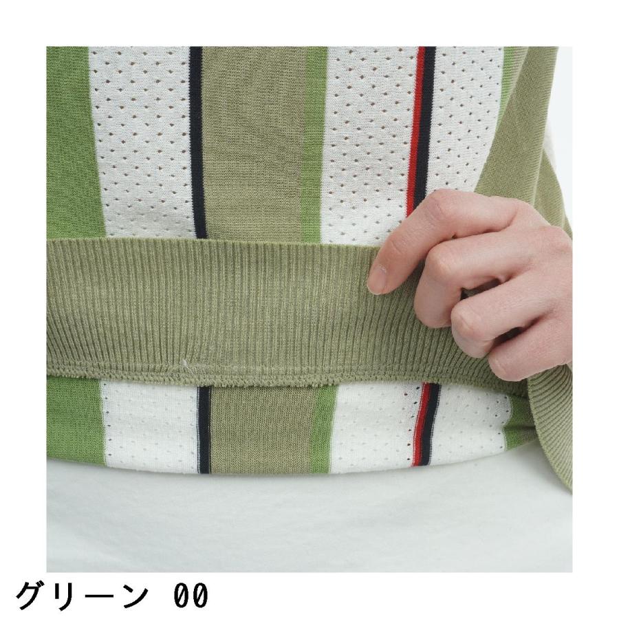 マンシングウェア Munsingwear ニット半袖ポロシャツ レディス_10