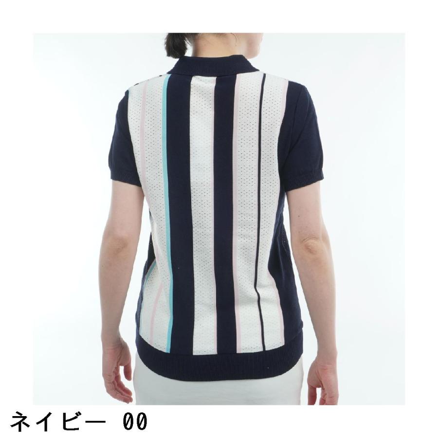 マンシングウェア Munsingwear ニット半袖ポロシャツ レディス_12