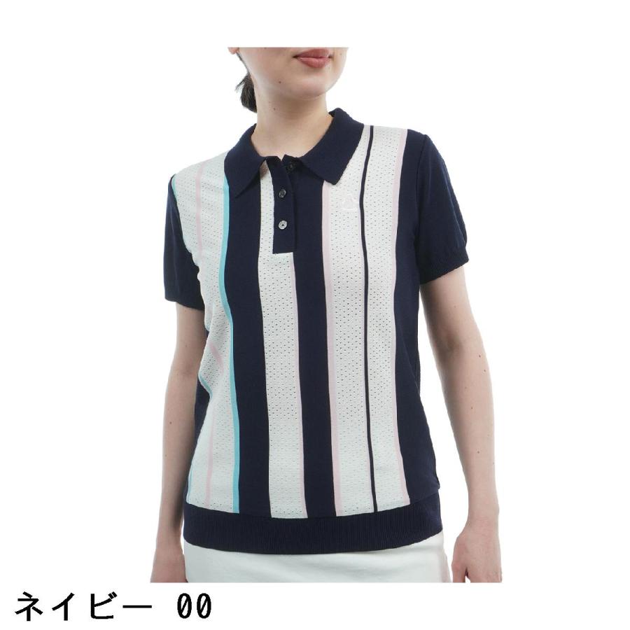 マンシングウェア Munsingwear ニット半袖ポロシャツ レディス_2