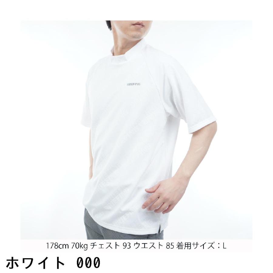 BRIEFING ホワイト ショートスリーブシャツモックネック　Sサイズ BRIEFING GOLF（ブリーフィングゴルフ） ブリーフィング BRIEFING MS