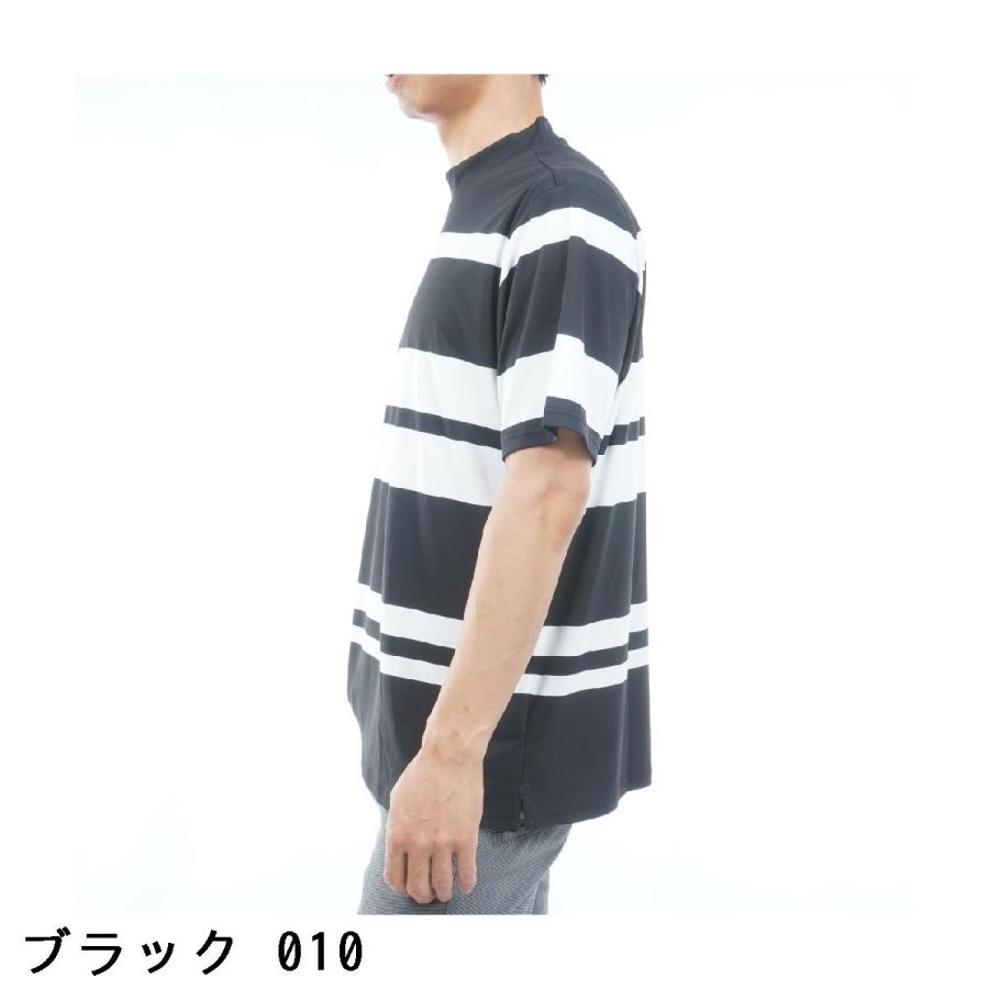 BRIEFING GOLFブリーフィング半袖シャツ ハイネック パネルストライプ BRIEFING GOLF（ブリーフィングゴルフ） ブリーフィング BRIEFING