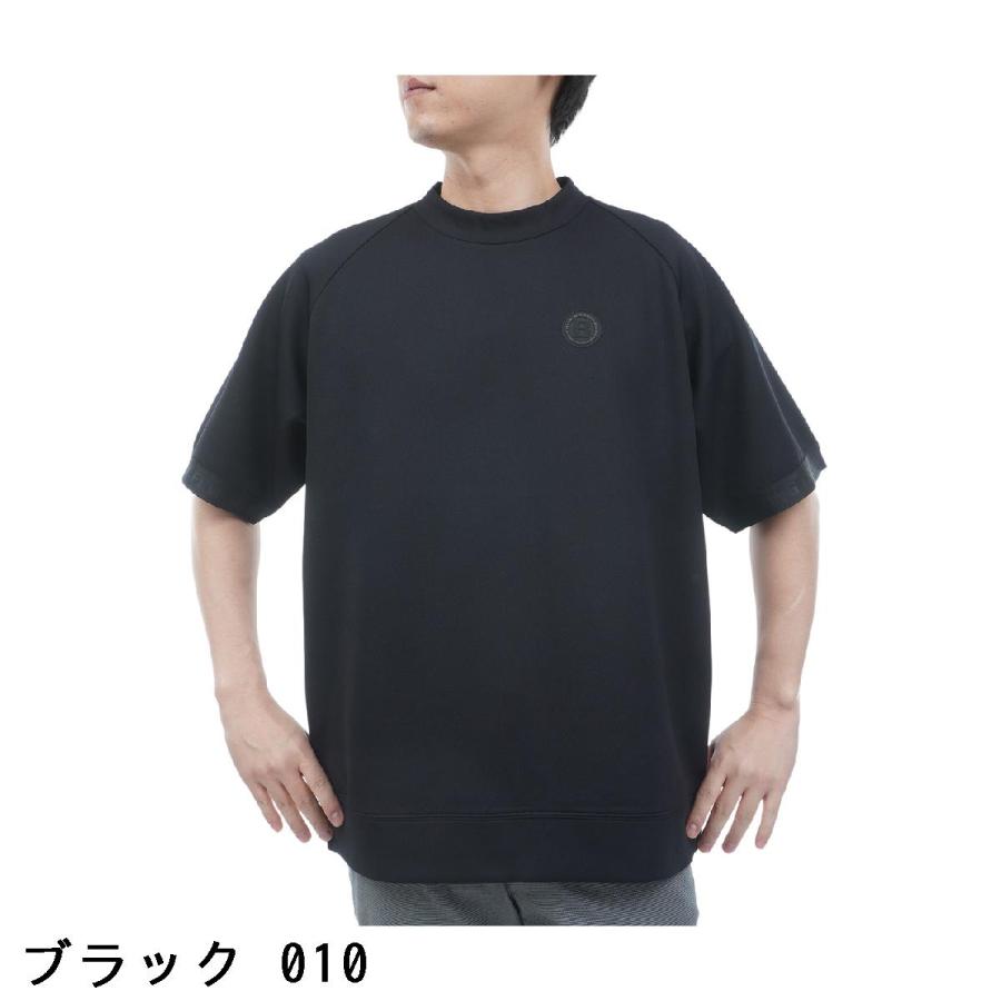 BRIEFING GOLF モックネックシャツ Lサイズブラックマーブル BRIEFING