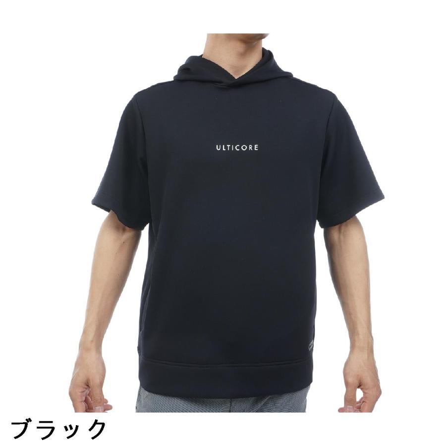 ブリヂストン BRIDGESTONE GOLF ULTICORE 4Dimotion Fit Split ラグランスリーブ ストレッチ 半袖フーディーの画像