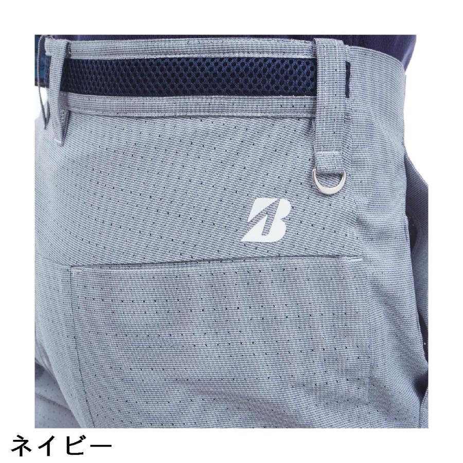 ブリヂストンゴルフ　 B-1000ADV ストレートパンツ 春夏 【B-1000ADV】 9分丈パンツ(73 BK(ブラック)): アパレル