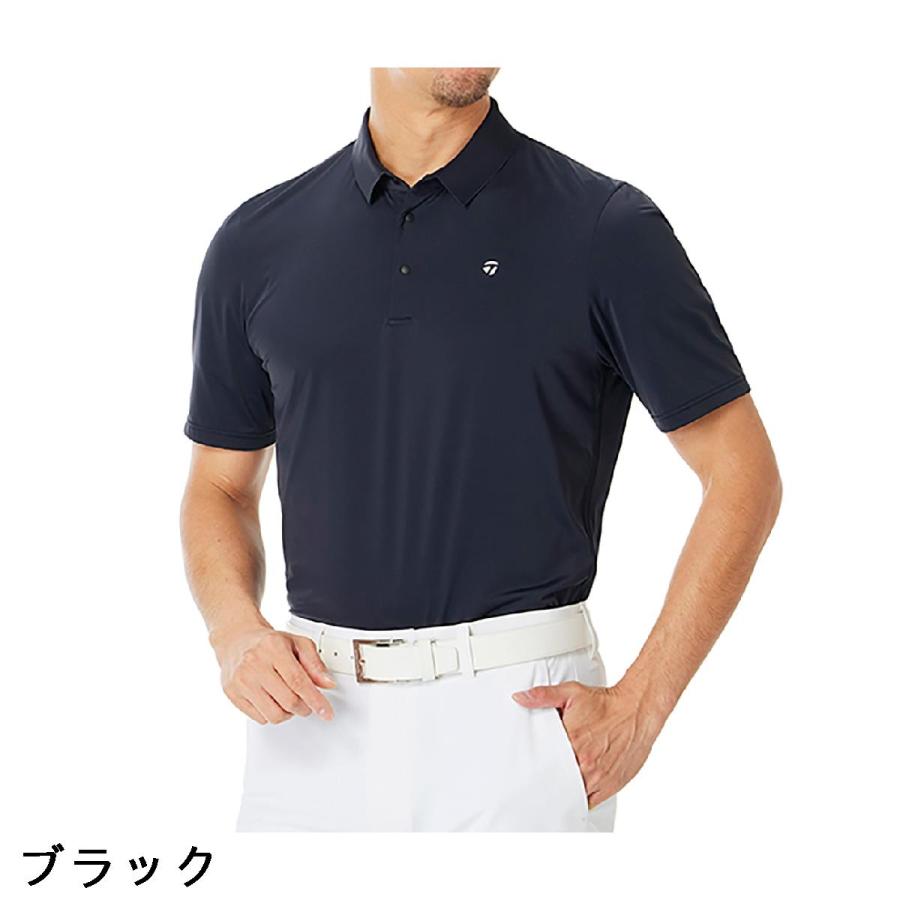 テーラーメイド Taylor Made ストレッチ ラインド半袖ポロシャツ_1