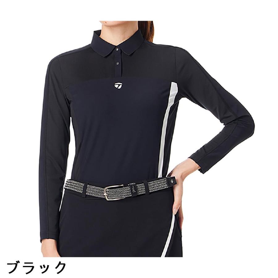 テーラーメイド Taylor Made ストレッチ サマー長袖ポロシャツ レディスの画像