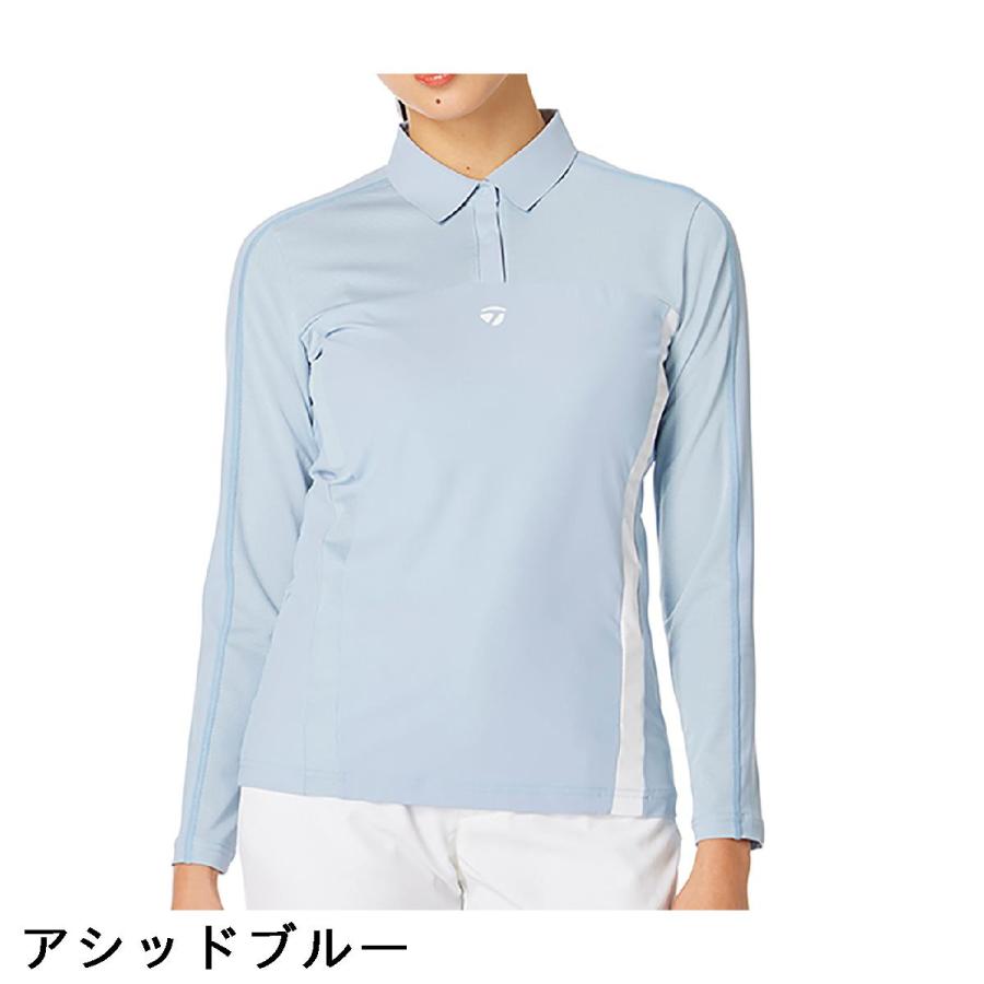 テーラーメイド Taylor Made ストレッチ サマー長袖ポロシャツ レディスの画像