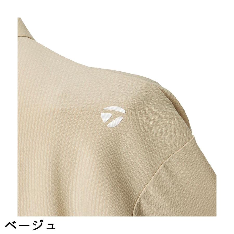 テーラーメイド Taylor Made ストレッチ リラックスシアサッカー半袖ポロシャツ レディスの画像