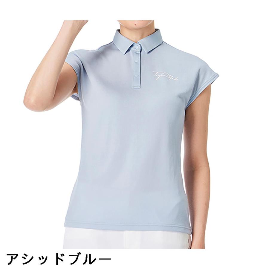 テーラーメイド Taylor Made ストレッチ T-ICE キャップスリーブポロシャツ レディスの画像