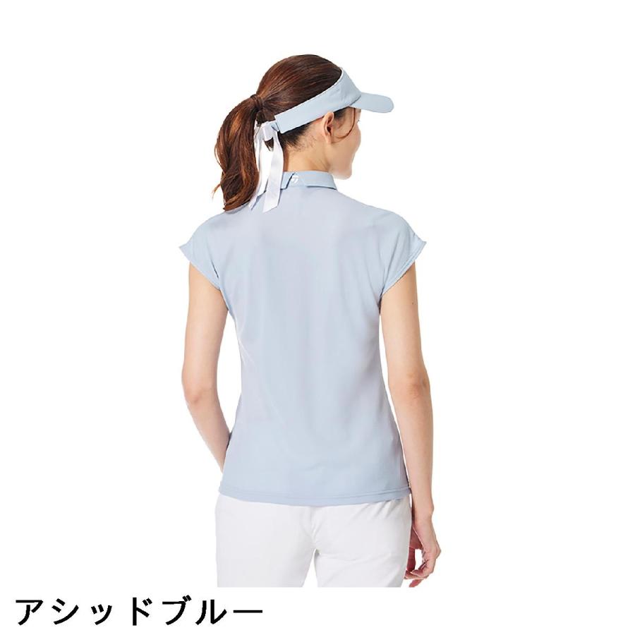 テーラーメイド Taylor Made ストレッチ T-ICE キャップスリーブポロシャツ レディスの画像