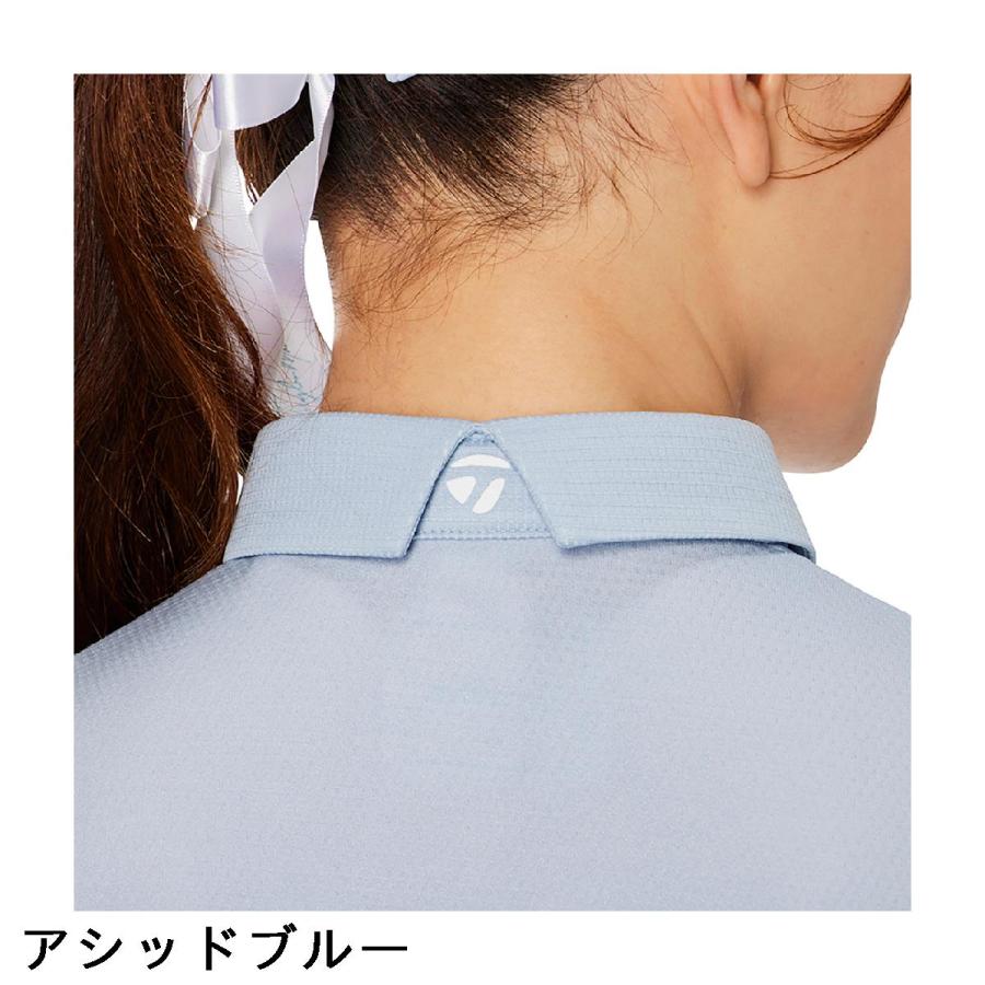 テーラーメイド Taylor Made ストレッチ T-ICE キャップスリーブポロシャツ レディスの画像