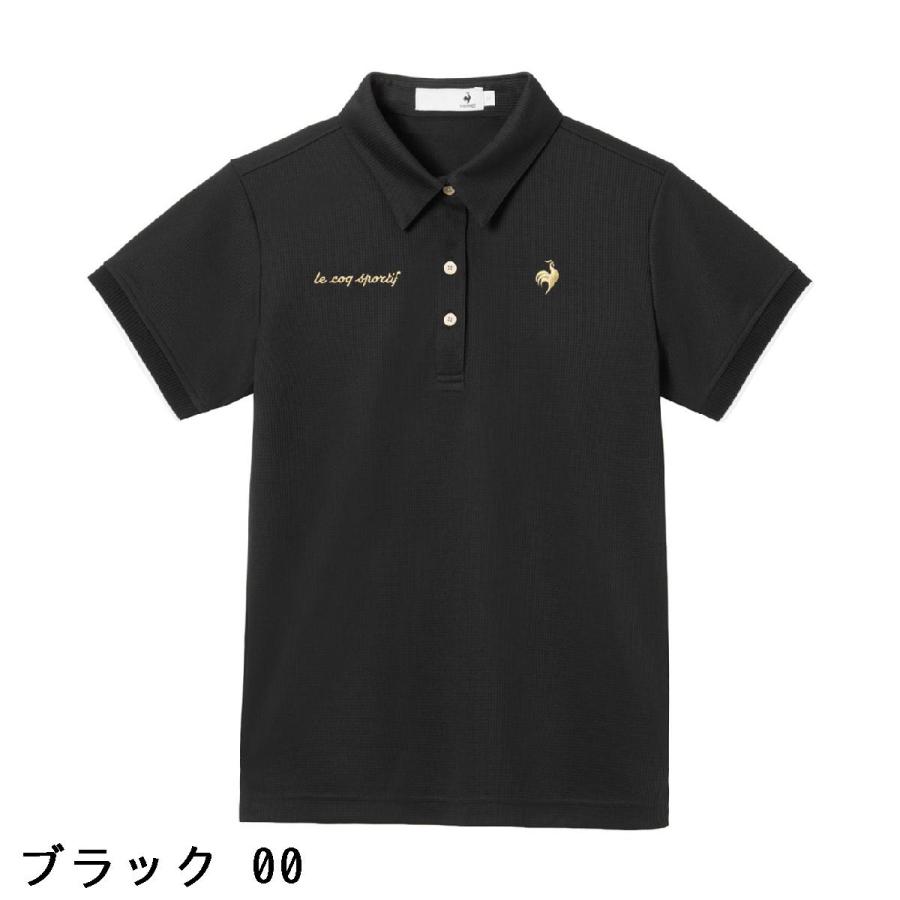 ルコックスポルティフ ゴルフ Le coq sportif GOLF ストレッチ MID SUMMER2 半袖ポロシャツ レディスの画像