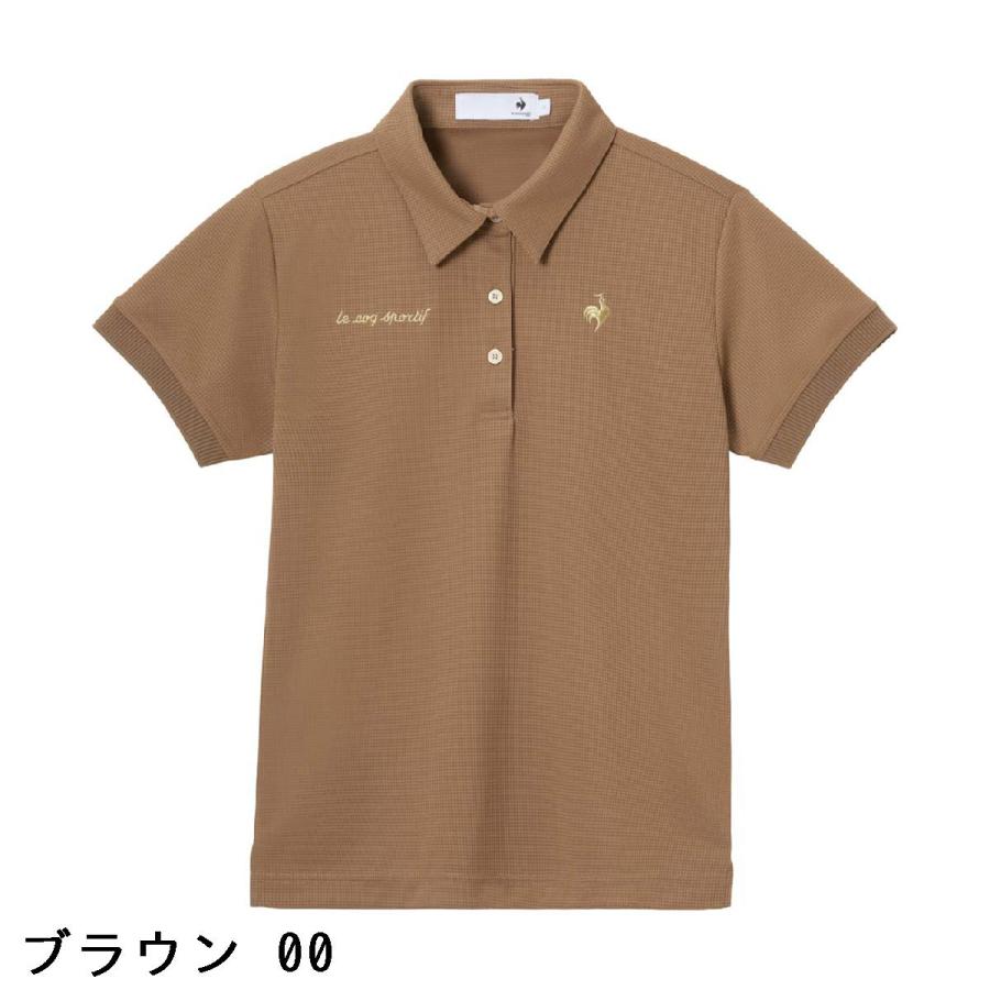 ルコックスポルティフ ゴルフ Le coq sportif GOLF ストレッチ MID SUMMER2 半袖ポロシャツ レディスの画像