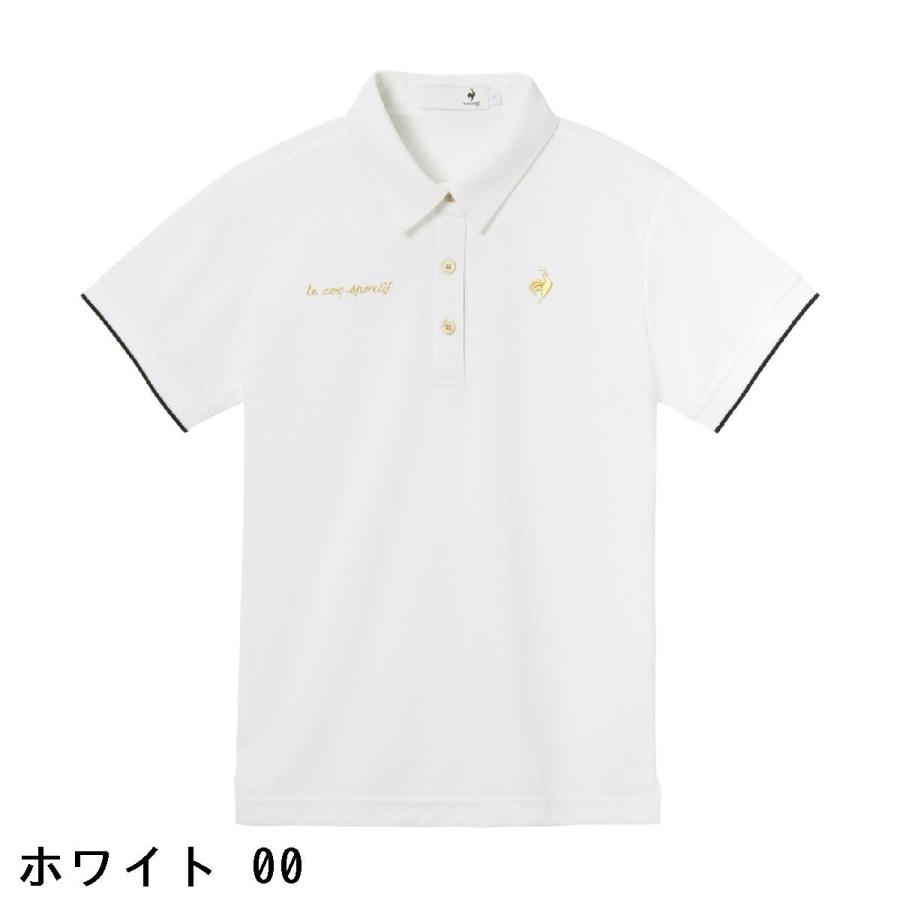 ルコックスポルティフ ゴルフ Le coq sportif GOLF ストレッチ MID SUMMER2 半袖ポロシャツ レディスの画像