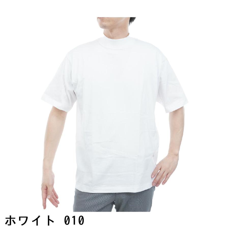 Hanes（ヘインズ） リラックスフィット モックネック半袖Tシャツ : GDO