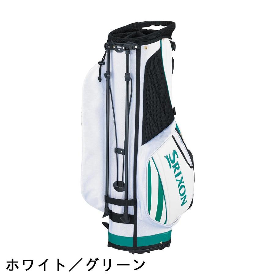 SRIXON スタンド式キャディバッグ ホワイト/ブルー　美品 SRIXON スリクソン キャディバッグ スタンドバッグ 9.5型 GGCS172L