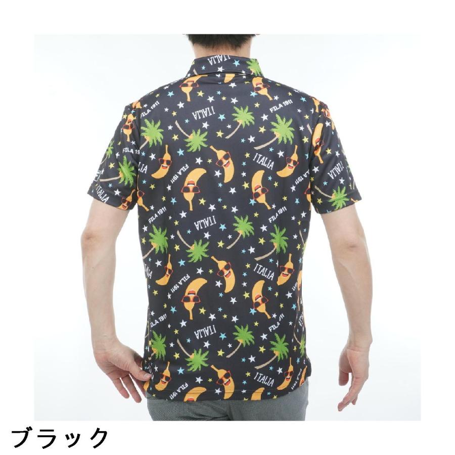 FILA（フィラ） FILA GOLF リゾートプリント 半袖ポロシャツ : GDO