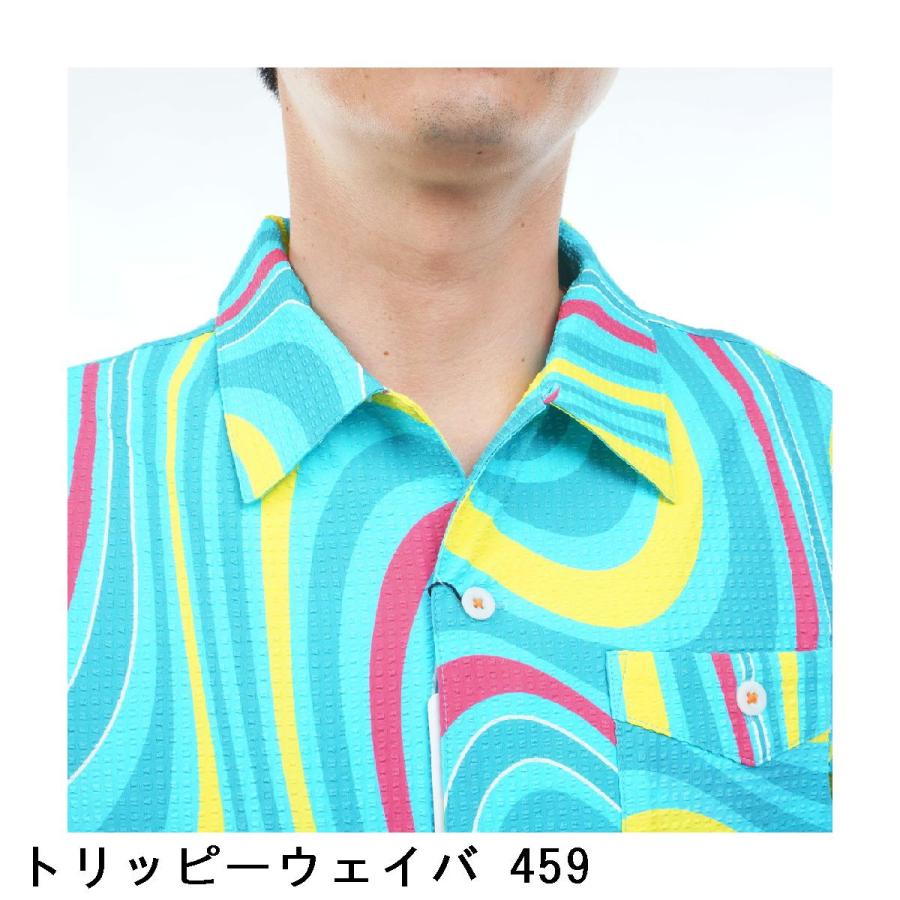 LOUDMOUTH（ラウドマウスゴルフ） Loud Mouth Golf ニットサッカー開襟