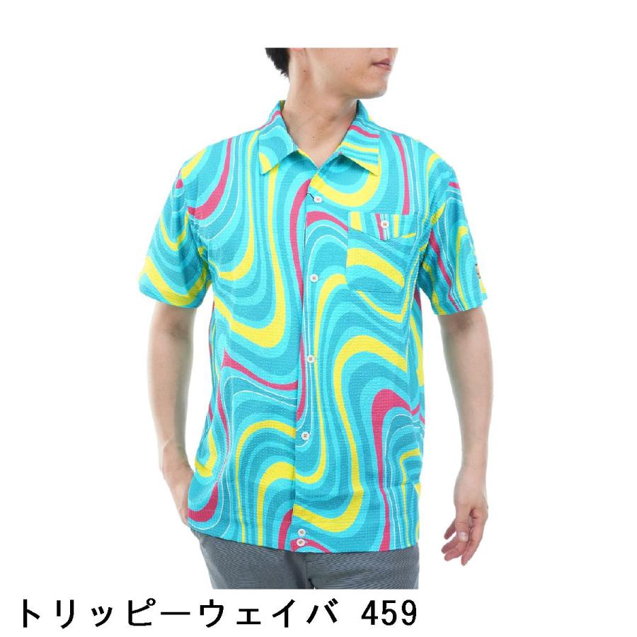 LOUDMOUTH（ラウドマウスゴルフ） Loud Mouth Golf ニットサッカー開襟