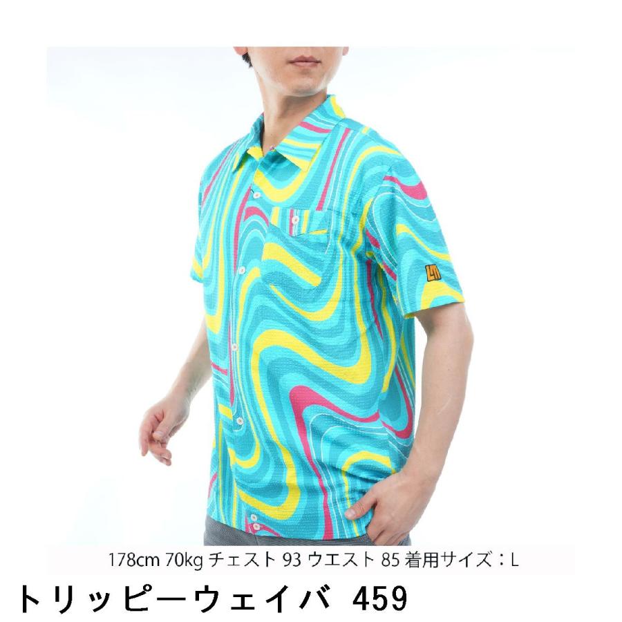 LOUDMOUTH（ラウドマウスゴルフ） Loud Mouth Golf ニットサッカー開襟