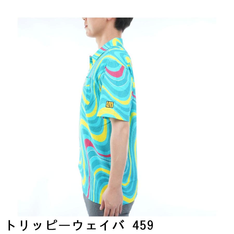 LOUDMOUTH（ラウドマウスゴルフ） Loud Mouth Golf ニットサッカー開襟