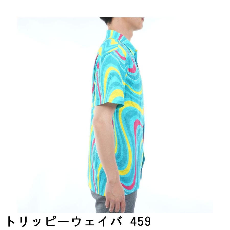 LOUDMOUTH（ラウドマウスゴルフ） Loud Mouth Golf ニットサッカー開襟