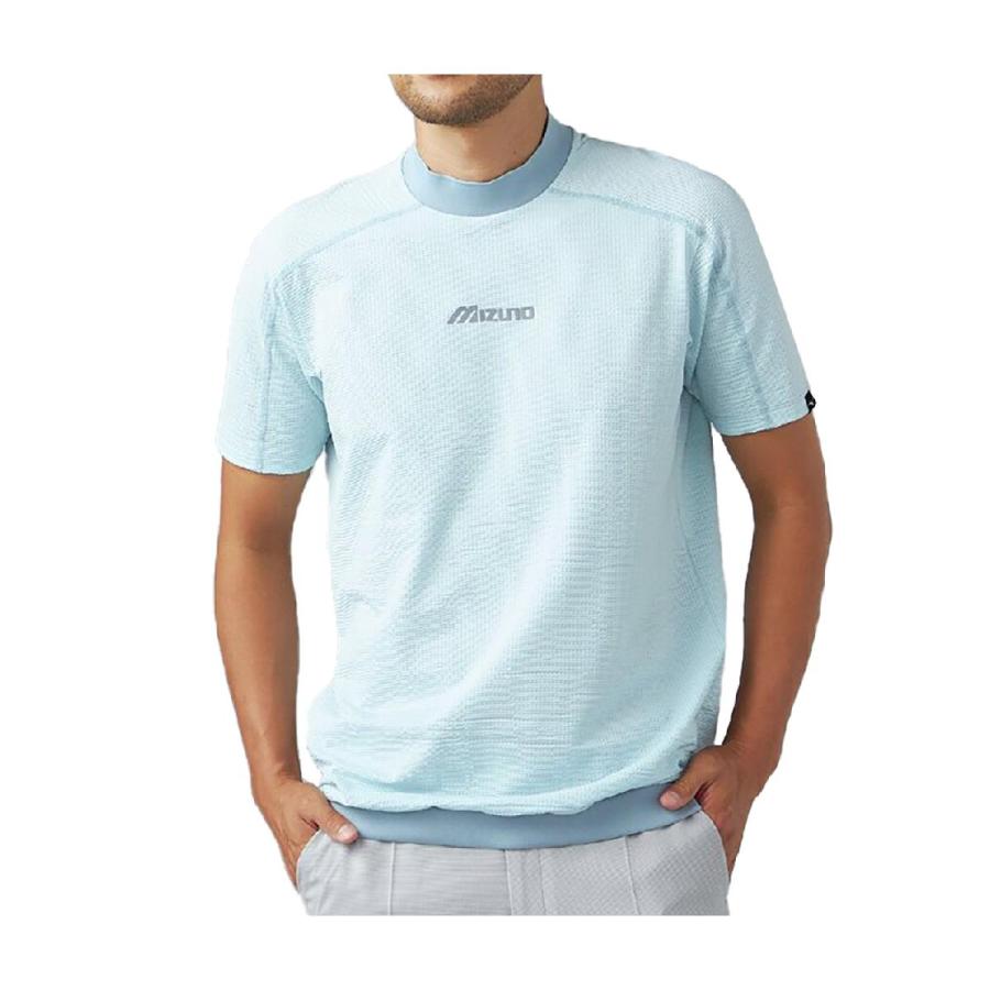 MIZUNO（ミズノ） ストレッチ アイスタッチサッカー モックネック半袖