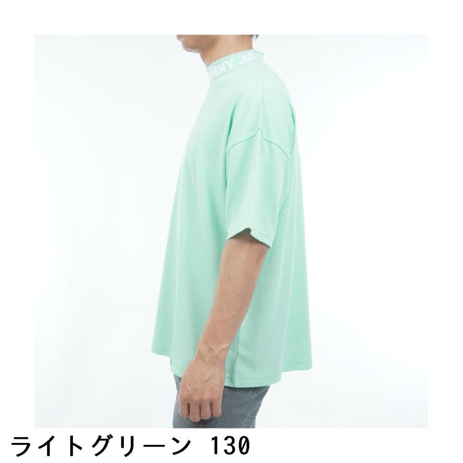 Jack Bunny!!（ジャックバニー） ロゴジャカード モックネック半袖