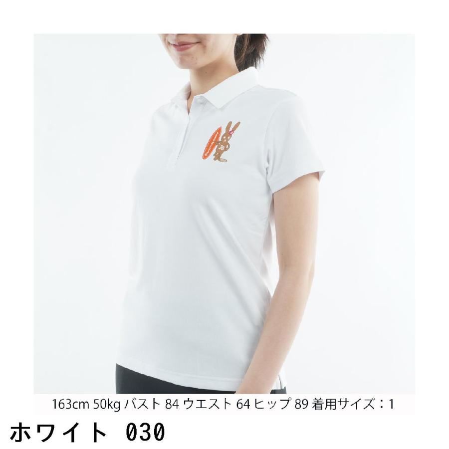 Jack Bunny!!（ジャックバニー） ASEIYARN 半袖ポロシャツ レディス