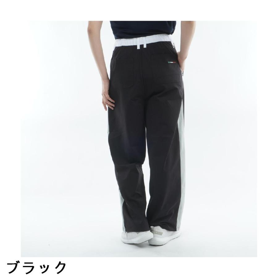 カッパ Kappa ストレッチ 裾ドローコードワイドパンツ レディスの画像