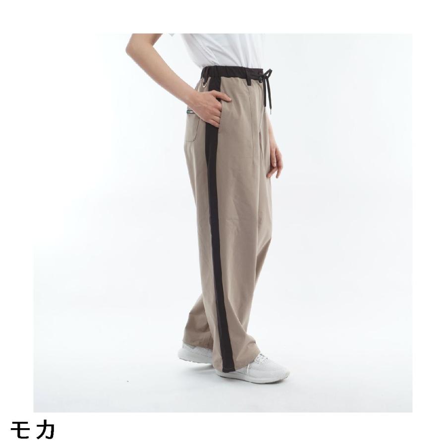 カッパ Kappa ストレッチ 裾ドローコードワイドパンツ レディスの画像