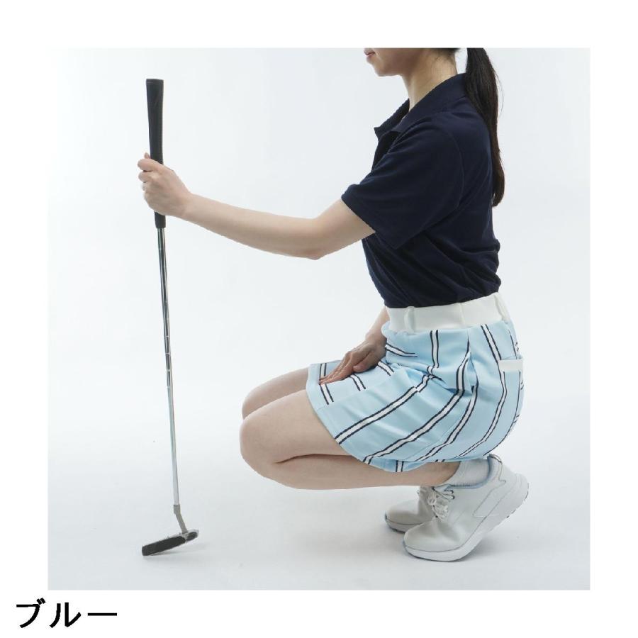 デルソルゴルフ DELSOL GOLF ストレッチ ポンチ ストライプ柄