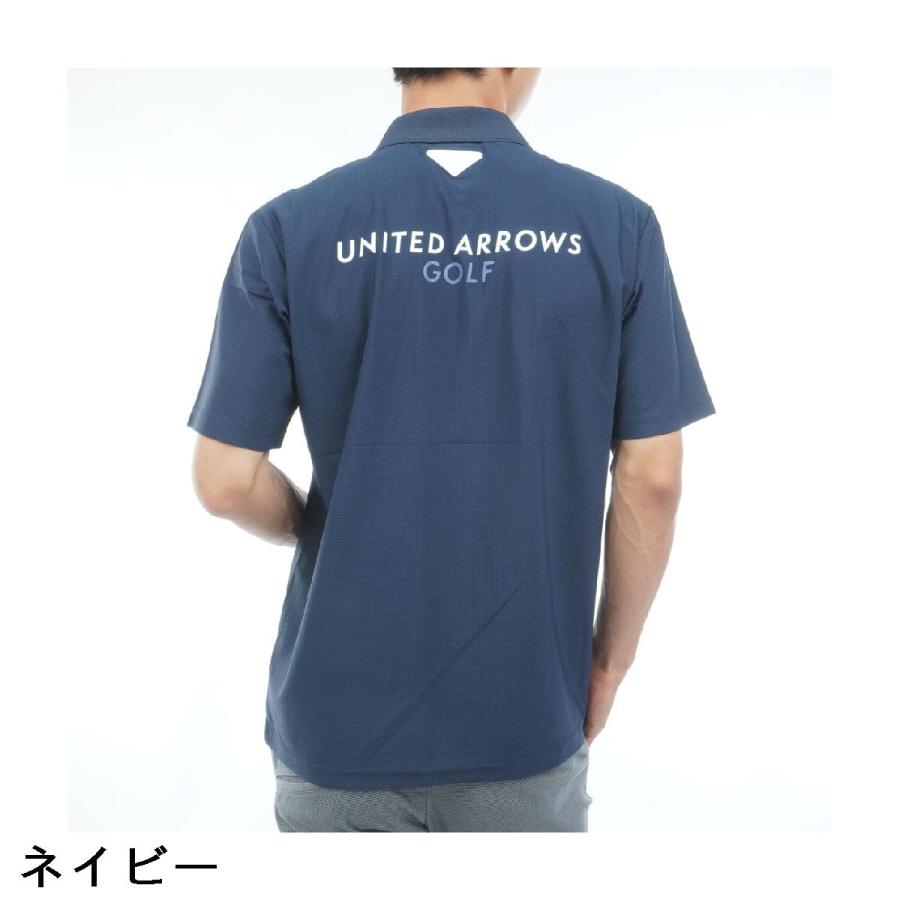 ユナイテッドアローズ UNITED ARROWS GOLF バックプリント メッシュ