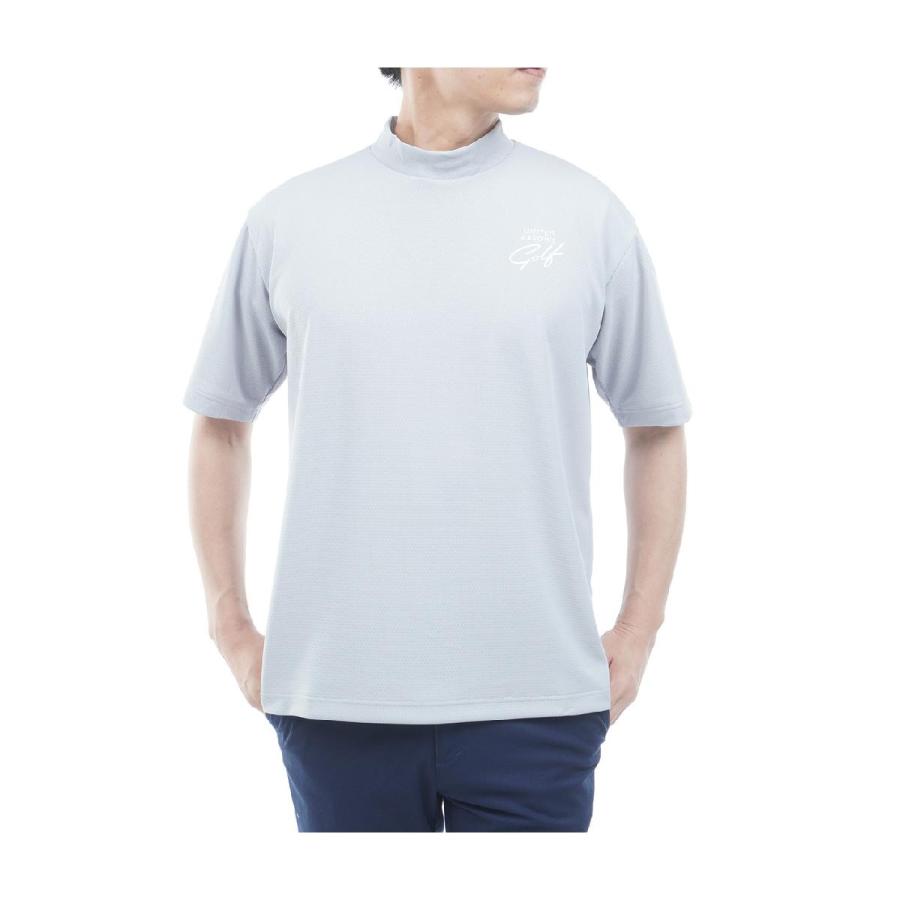 【美品】UNITED ARROWS Golf モックネックシャツ ホワイト　S ユナイテッドアローズ UNITED ARROWS GOLF モックネック半袖シャツ