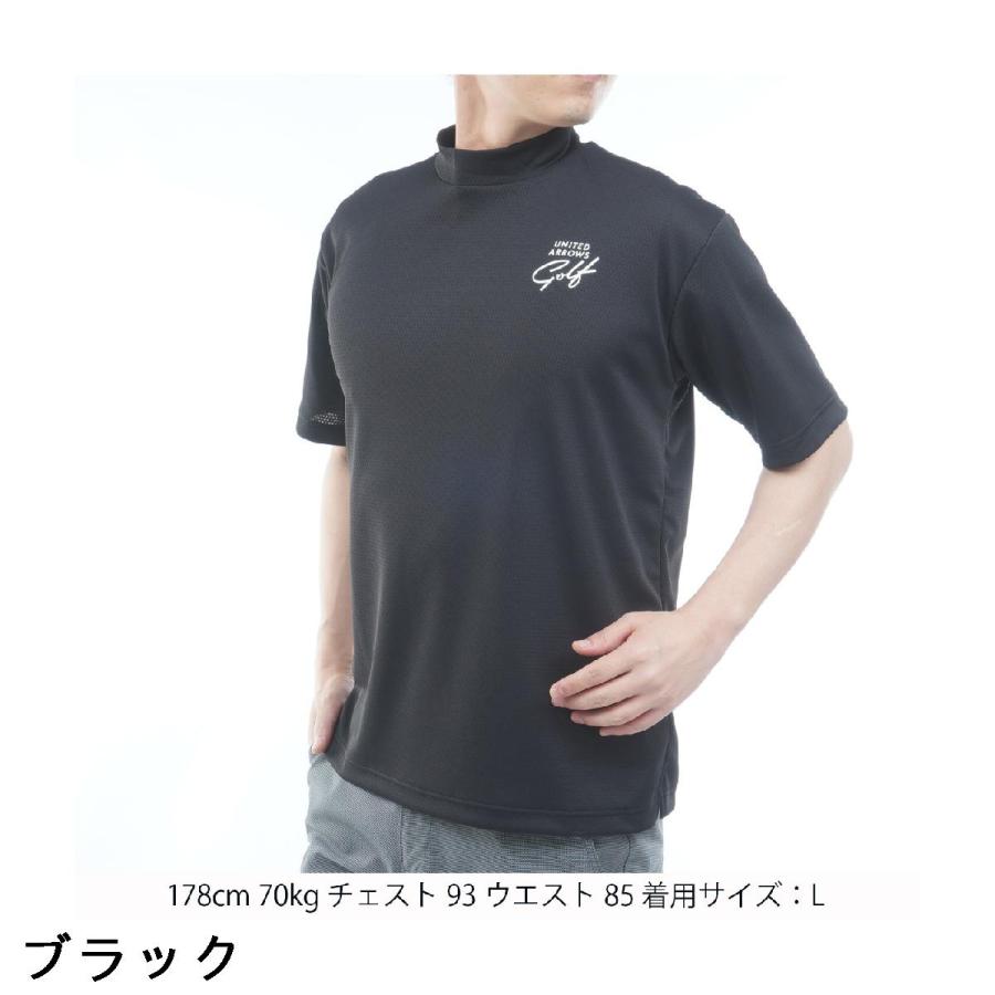 ユナイテッドアローズ UNITED ARROWS GOLF モックネック半袖シャツ