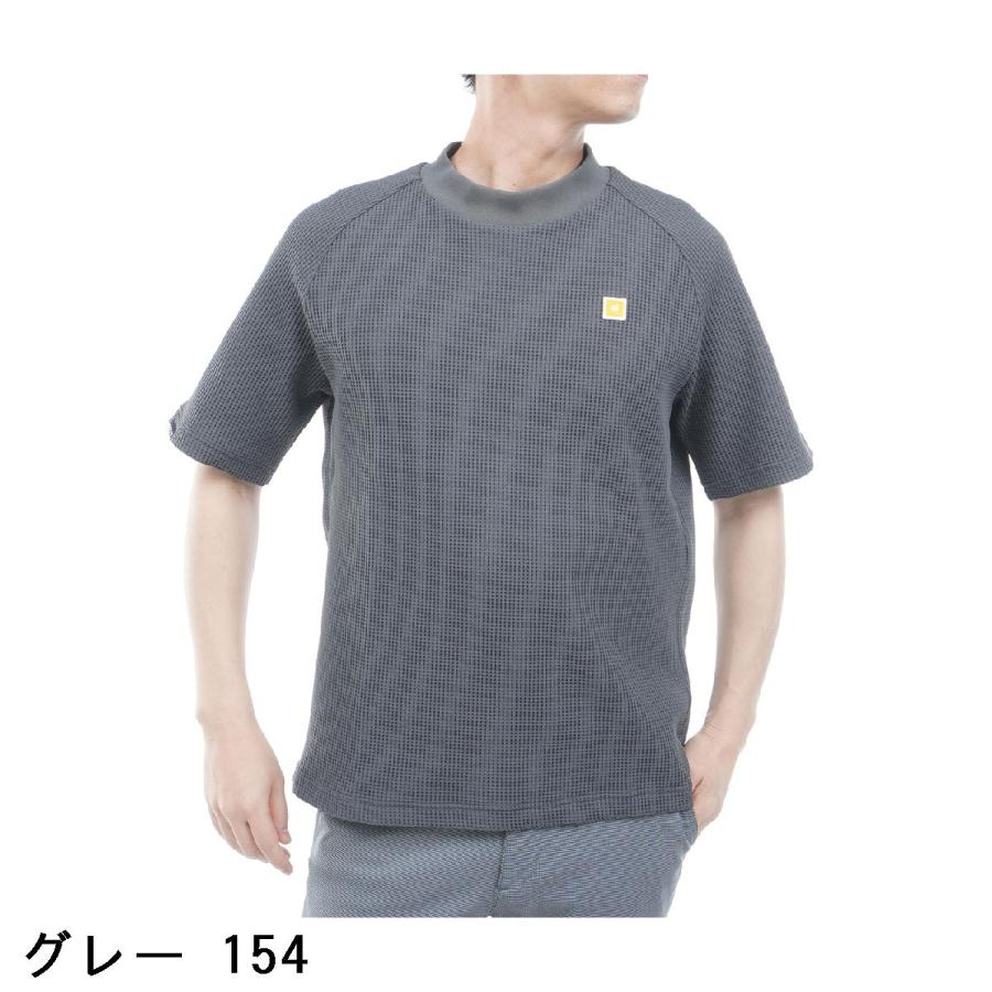 ONOFF（オノフ） ストレッチ 半袖モックネックシャツ : GDOゴルフ