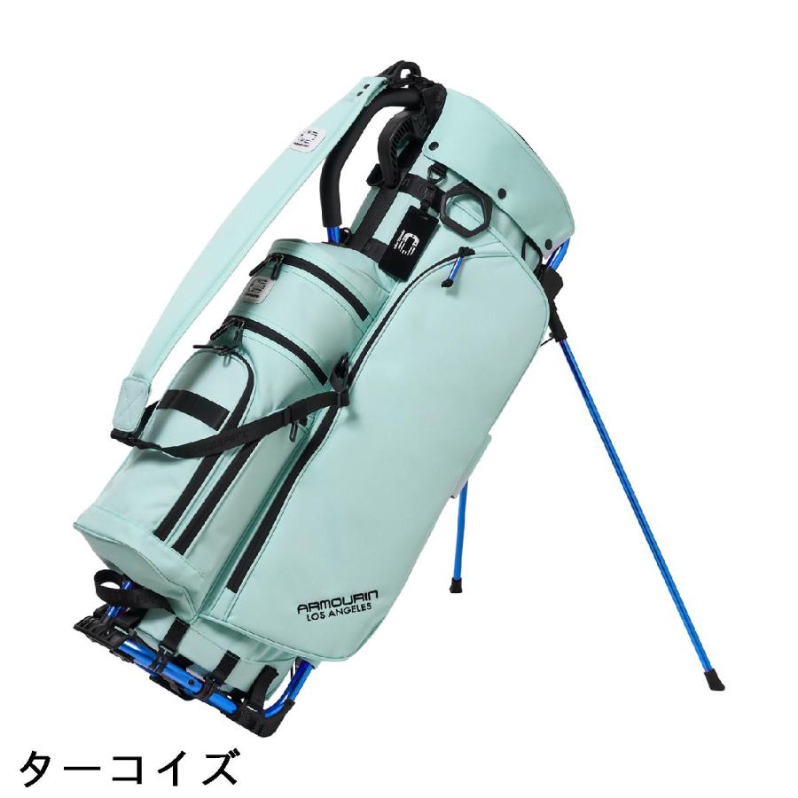 寶GG-273 アンダーアーマーのキャディバッグ 4.9㎏ 内口径26㎝ アーマーイン ARMOURIN PRO MODEL 9.0 BLUE FRAME スタンドキャディ