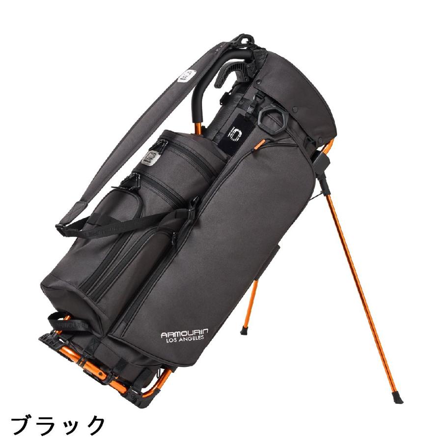 希少　完売　新品未使用　アッタス　スタンド　キャディバッグ　ブラック　オレンジ アーマーイン ARMOURIN PRO MODEL 9.0 ORANGE FRAME スタンドキャディ