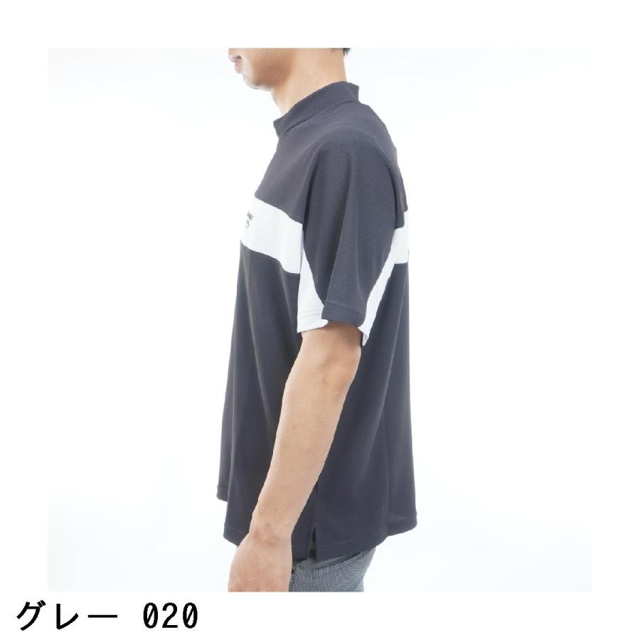 Jack Bunny!!（ジャックバニー） メッシュ 半袖モックネックシャツ