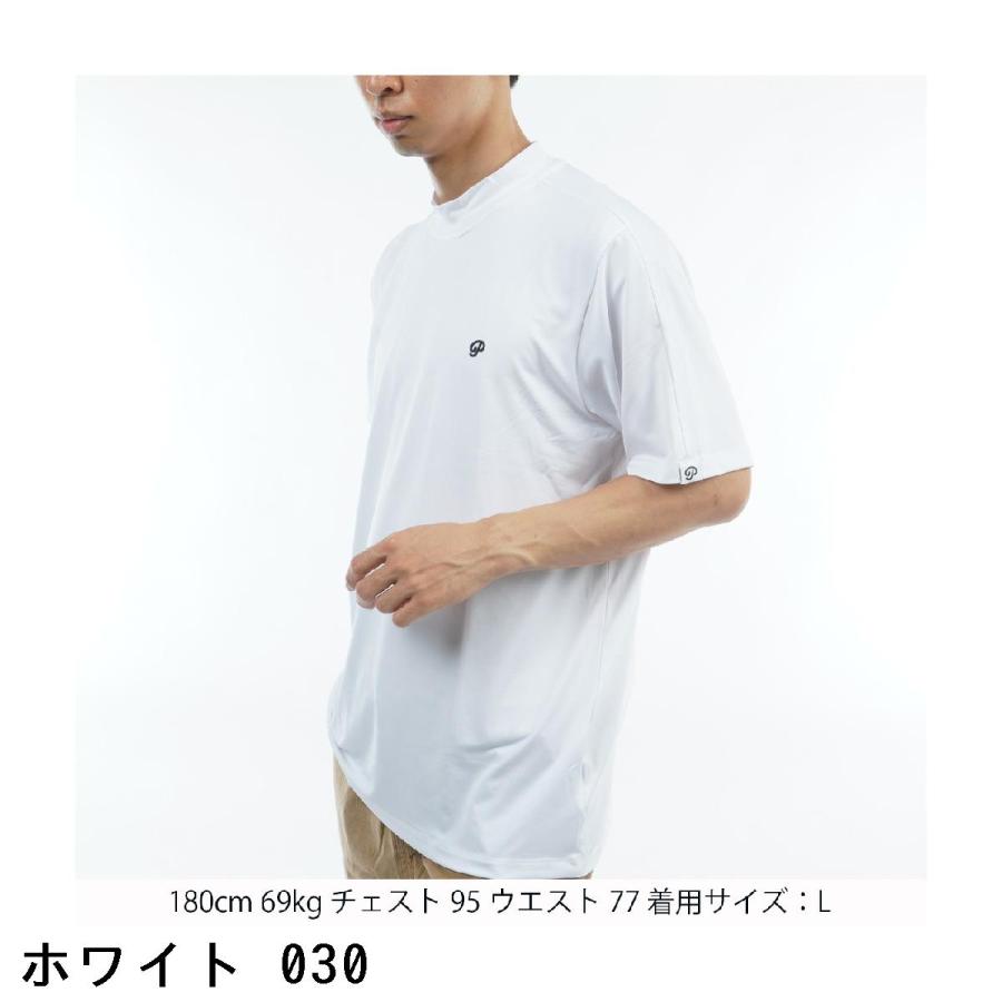 パブリックドリップ Public Drip 半袖モックネックシャツ : GDOゴルフ