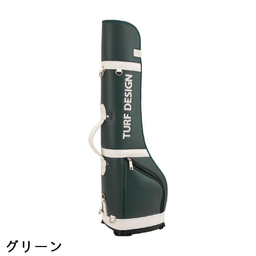 TURF DESIGN キャディバッグ オリーブグリーン ターフデザイン TURF DESIGN 3WAY ミニキャディバッグ : GDOゴルフ
