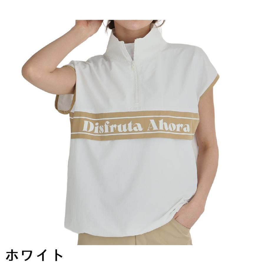 デルソルゴルフ DELSOL GOLF ハーフジップフレンチスリーブプル