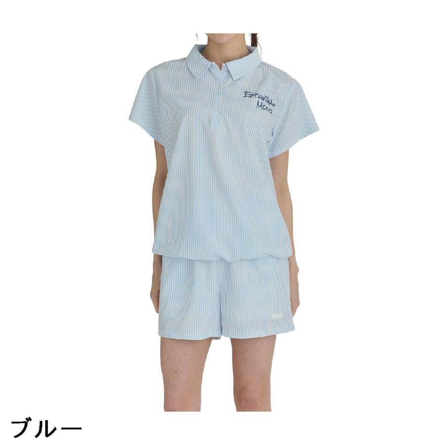 デルソルゴルフ DELSOL GOLF ストライプ柄セットアップ レディス : GDO